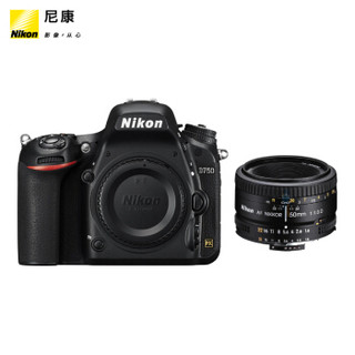 Nikon 尼康 D750 全画幅 单反套机（50mm 1.8D）