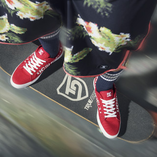 DC SHOES ADYS300504-RED 男士休闲帆布鞋
