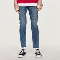 GU 极优 307068 男士九分牛仔裤