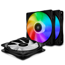 DEEPCOOL 九州风神 魔影CF120 ADD-RGB机箱风扇(3X套装、兼容4厂RGB灯效) *3件