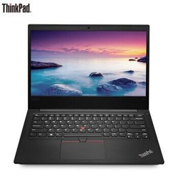 ThinkPad E485（0ECD）14英寸笔记本电脑（R5-2500U、8G、128G+1T）