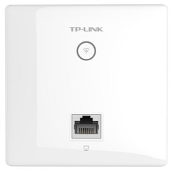 TP-LINK TL-AP1202I-PoE AC1200双频无线86型面板式AP 企业级酒店别墅wifi接入 POE供电 AC管理