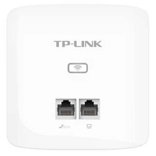 TP-LINK 普联 TL-AP300I-PoE 300M无线面板式AP 薄款 (白色)