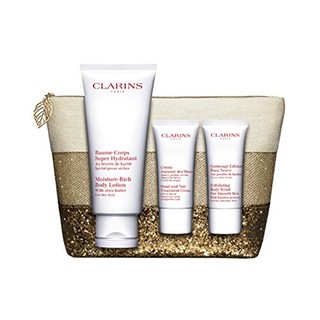 CLARINS 娇韵诗 身体护理套装（乳木果身体乳 200ml+手部修护霜 30ml+柔滑身体磨砂乳 30ml）