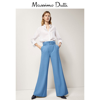  Massimo Dutti 05039710404 女士阔腿长裤 40