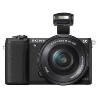 SONY 索尼 Alpha 5100L 全画幅 微单相机 黑色 E PZ 16-50mm F3.5 OSS 变焦镜头 单头套机