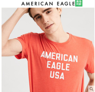 AMERICAN EAGLE OUTFITTERS 0519_3700-2 男士印花短袖T恤