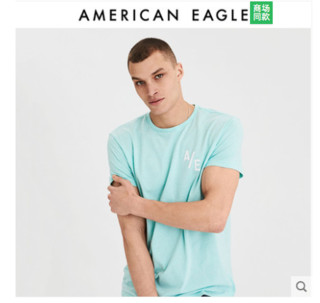 AMERICAN EAGLE OUTFITTERS 0519_3700-2 男士印花短袖T恤