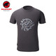 猛犸象短袖T恤男士时尚创意舒适短袖T恤 1017-00190 石墨黑混色-钛灰色 M