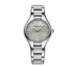 RAYMOND WEIL 蕾蒙威 Noemia系列 5132-ST-65081 女士镶钻时装腕表