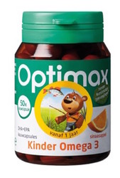 Optimax 儿童深海鱼油 橙子味 50粒 （1-10岁适用）