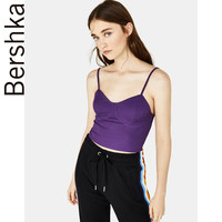 Bershka 巴适卡 08882058611 女士紧身V领吊带背心