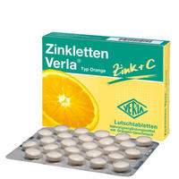  Zinkletten Verla 补锌+橙味维C含片 100片