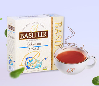 BASILUR TEA 宝锡兰 BASILUR宝锡兰优选伯爵红茶包100袋泡茶 earl grey伯爵茶红茶茶包