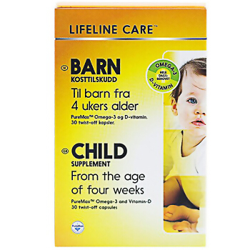 lifeline Care 新生儿宝宝鱼油DHA 30粒