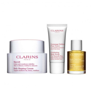 CLARINS 娇韵诗 纤体套装（塑身霜200ml+磨砂膏30ml+护理油30ml）