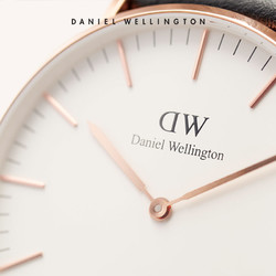 Daniel Wellington 丹尼尔惠灵顿 DW手表 36mm红色织纹带女表