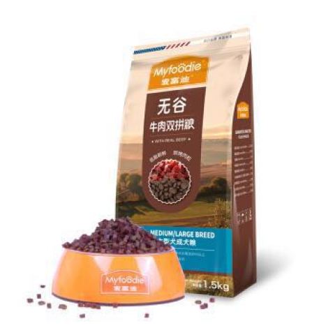 麦富迪 Myfoodie宠物狗粮天然无谷牛肉双拼中
