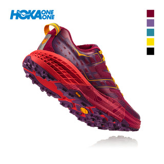  HOKA ONE ONE Speedgoat 2 女款越野跑鞋 (黑/映山红、36)