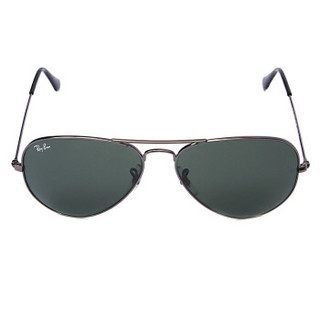 Ray·Ban 雷朋 飞行员系列 RB3025-W0879 58mm 枪色镜框绿色镜片中性太阳镜