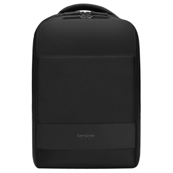 双肩包电脑包男士商务背包旅行包笔记本电脑包 15.6英寸BU1黑色