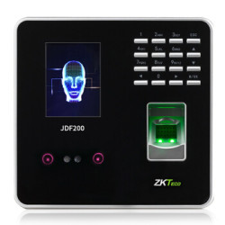 ZKTeco/熵基科技JDF200指纹人脸考勤机 高速无接触人脸打卡机