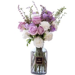 FLOWERPLUS 花加 悦花·简约 订阅鲜花 每周一花 4束 +凑单品