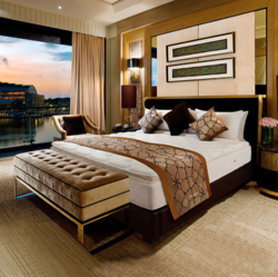 金可儿床垫酒店1.5m1.8米加厚双人独立弹簧护脊椎席梦思床垫晶莹