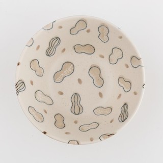 AITO Single Item 跳跃的花生美浓烧陶瓷碗 米色