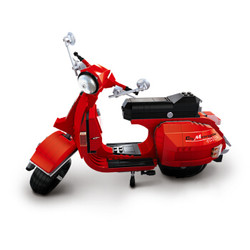 星堡积木03002小绵羊摩托车高难度拼装积木益智玩具模型 XB-03002红色