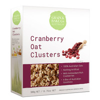  G&B 蔓越莓燕麦片块 500g