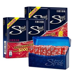 Stride 炫迈  无糖口香糖 水密西瓜味双盒装  50.4g*4盒 28片/盒