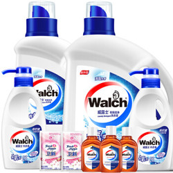 Walch/威露士 有氧洗衣液套装（洗衣液2.25kgx1和1kgx1+内衣净280gx2+消毒液60mlx3+柔顺剂50mlx2）