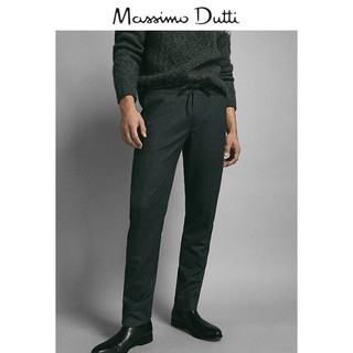 Massimo Dutti 00070261802-23 男士工装羊毛长裤 S