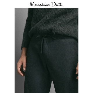 Massimo Dutti 00070261802-23 男士工装羊毛长裤 M