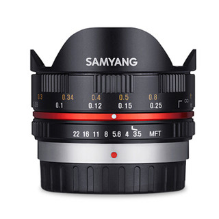 SAMYANG 森养光学 7.5mm F3.5 Fish-eye Lens 鱼眼镜头 黑色