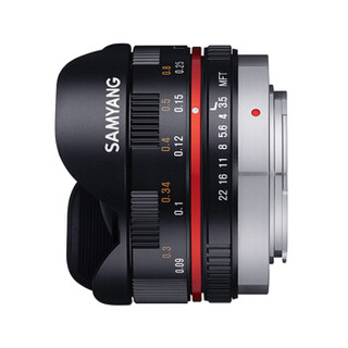 SAMYANG 森养光学 7.5mm F3.5 Fish-eye Lens 鱼眼镜头 黑色