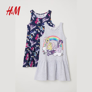  H&M 女童纯棉连衣裙