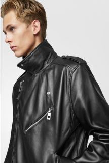 ZARA 00706200800-23 男士山羊皮夹克
