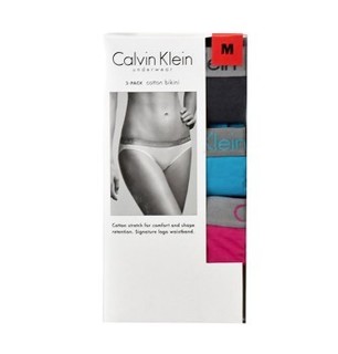 CALVIN KLEIN 卡尔文·克莱 女士棉质比基尼内裤