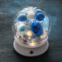  LACHANSON 永生花音乐盒