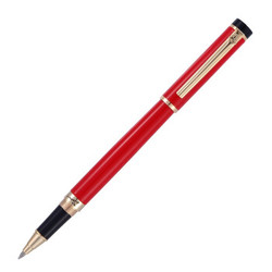 Pimio 毕加索 pimio）宝珠笔签字笔男女士商务办公成人学生用0.5mm世纪先锋系列908亮红