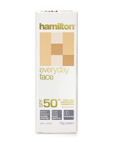 汉米尔顿 日常防晒面霜 SPF50+ 75g 哑光妆感不假白