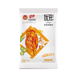 凤祥食品 优形全熟即食鸡胸肉套餐 100g/袋 6袋装 电烤奥尔良100g*3袋+电烤烧烤味100g*3袋 *4件