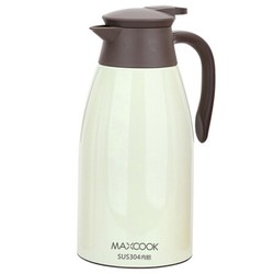 美厨（maxcook）保温水壶 304不锈钢真空保温壶2L白色乐厨系列MCB392 *3件