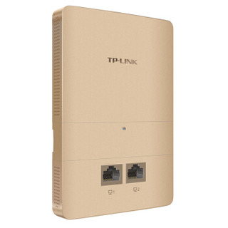 TP-LINK 普联 TL-AP1200GI-PoE AC1200双频无线面板式AP (香槟金)