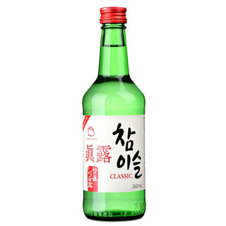 Jinro 真露 韩国进口烧酒20.1°竹炭酒 360ml*6瓶装 年货送礼