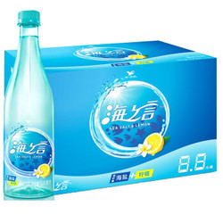 统一 海之言 柠檬口味 500ml*15瓶/箱 整箱装 地中海海盐柠檬果味饮料 *4件+凑单品