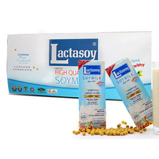 Lactasoy 力大狮 Lactasoy 原味豆奶 250ml*12盒  泰国进口 营养早餐 豆奶 饮品饮料