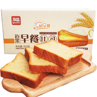 友臣 迈果 早餐吐司 原味 850g